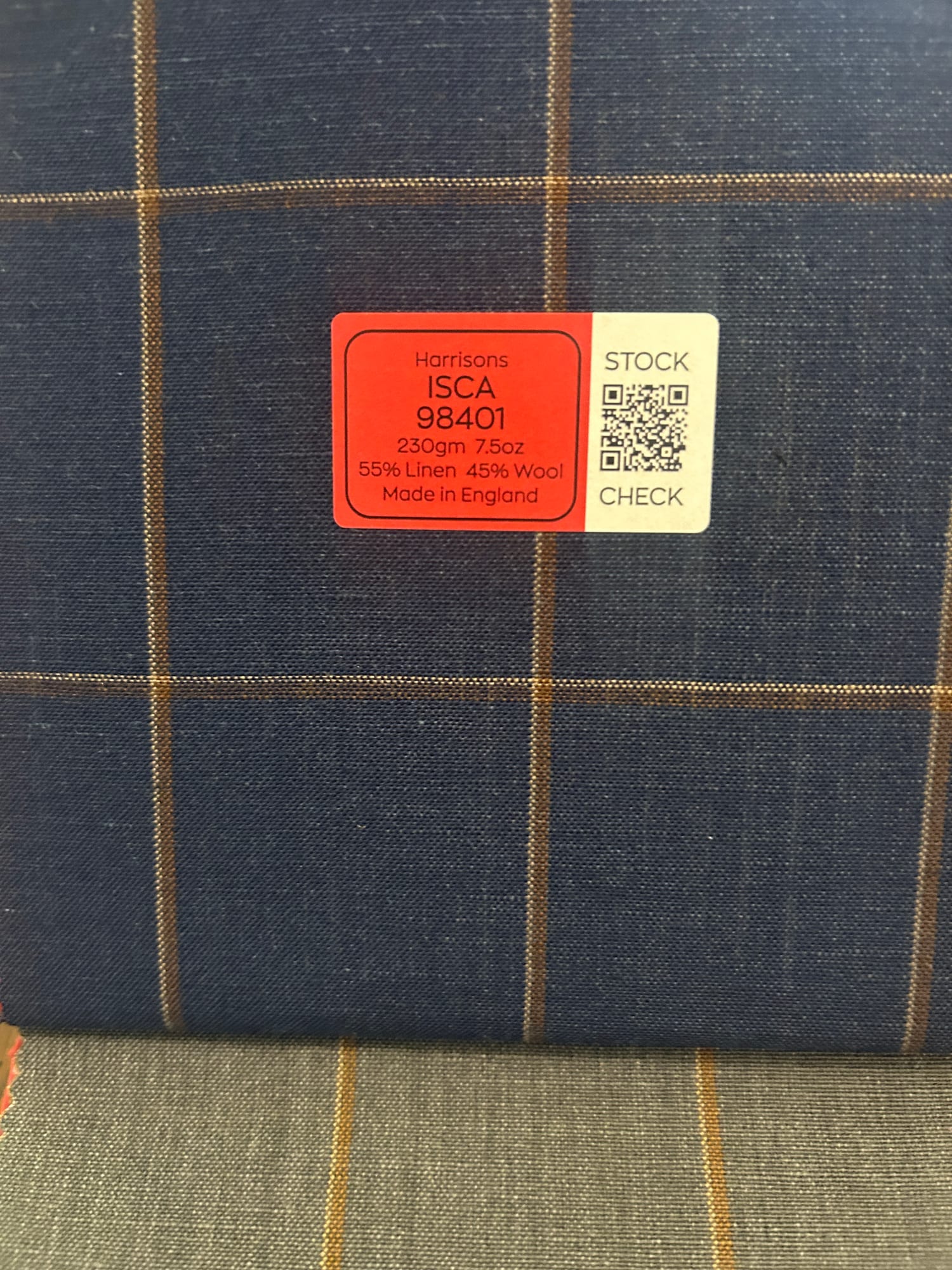 ISCA 39401 — identification sticker