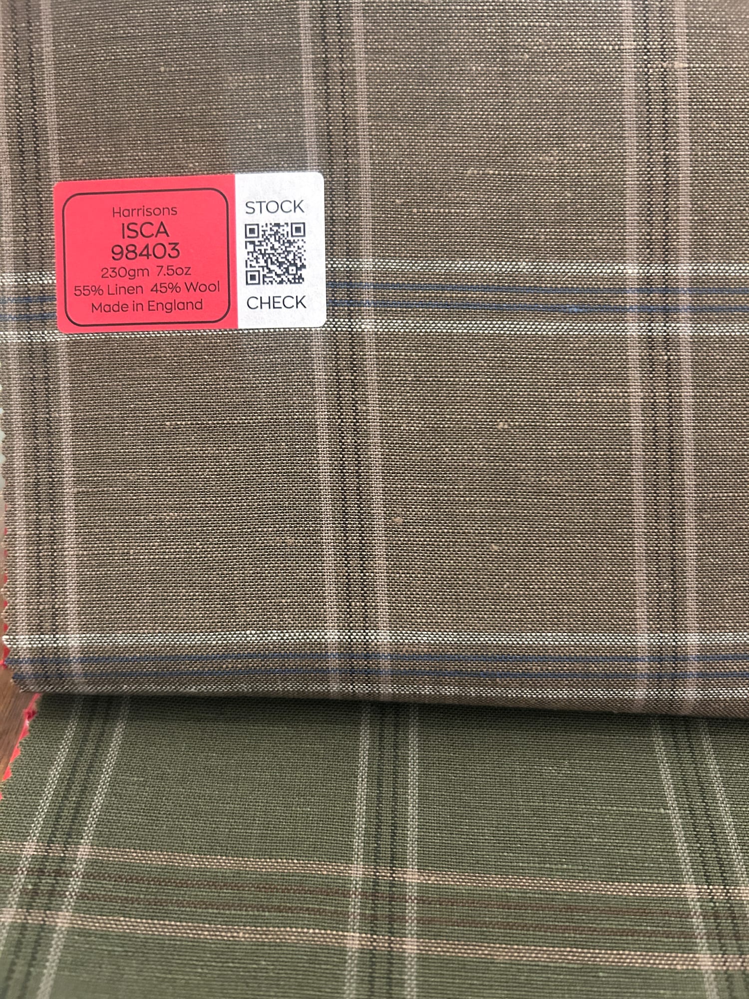 ISCA 39403 — identification sticker