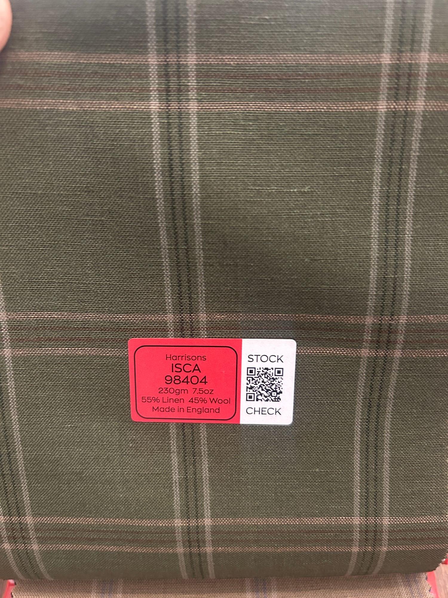 ISCA 39404 — identification sticker
