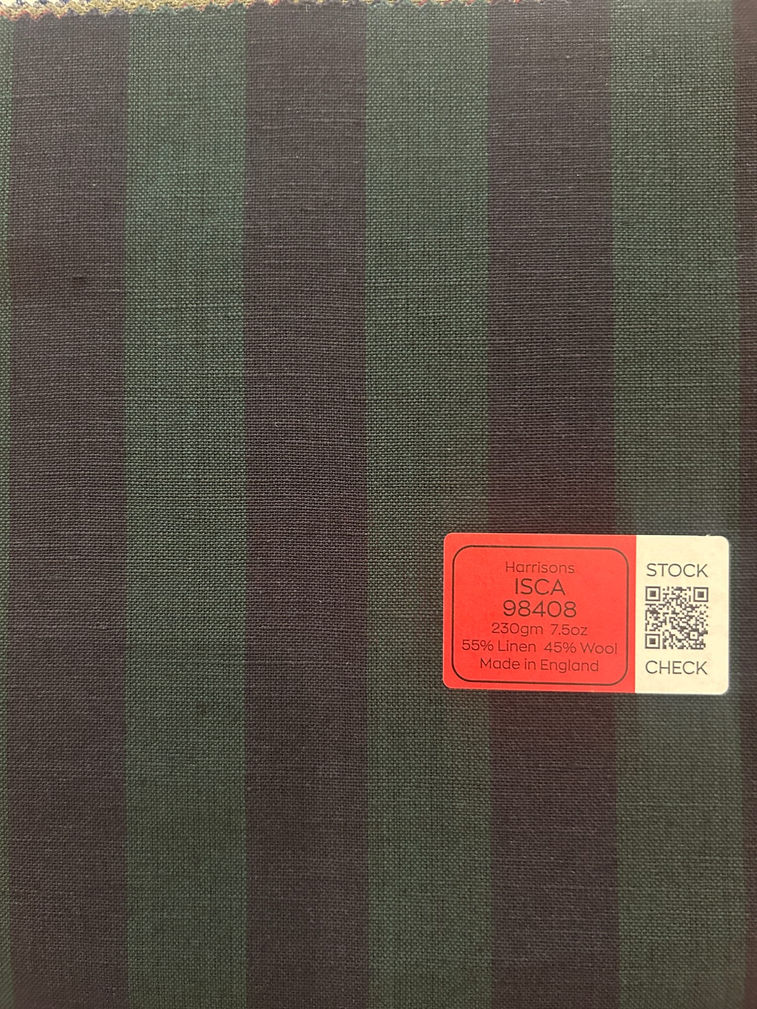 ISCA 39408 — identification sticker