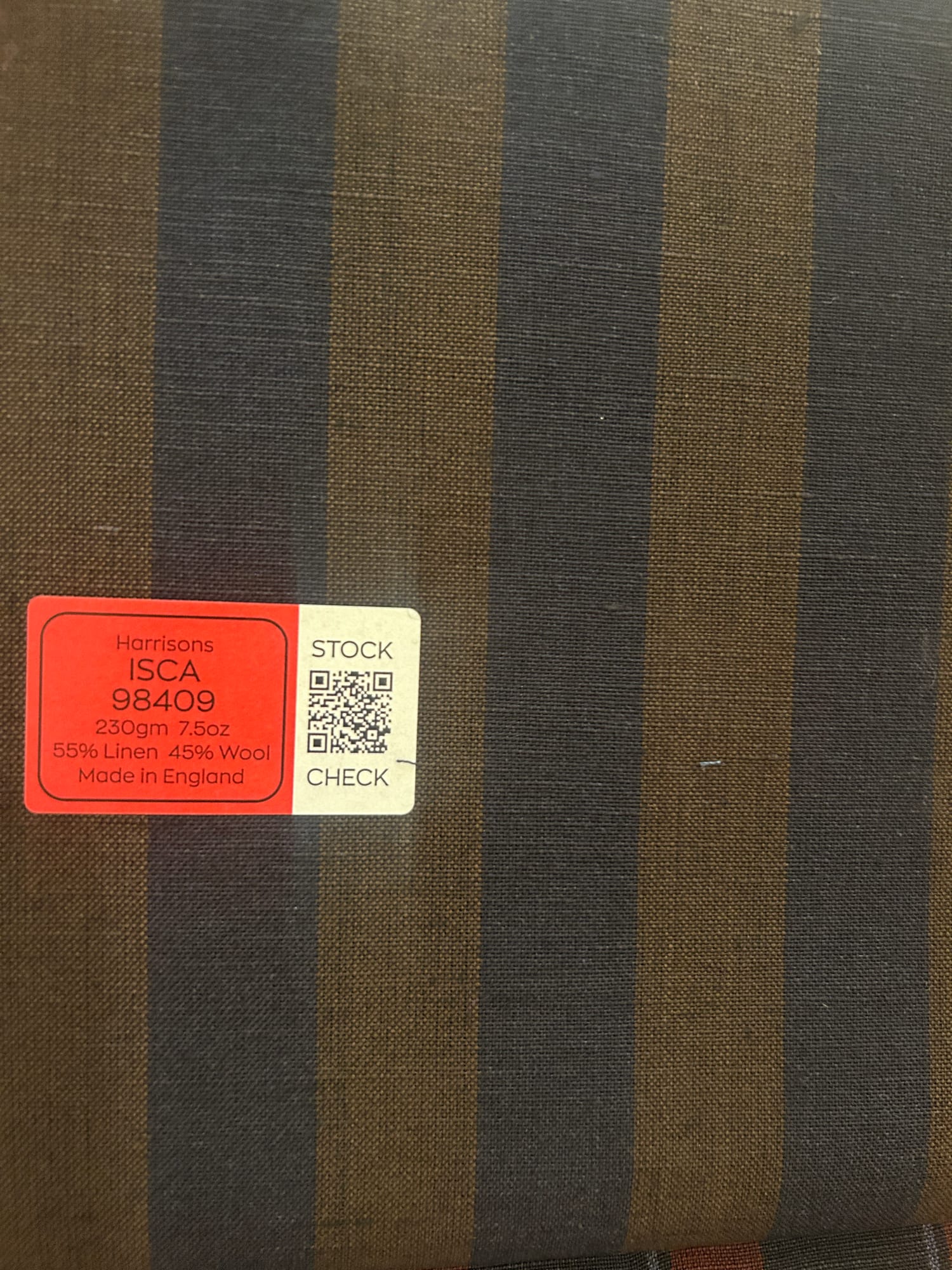 ISCA 39409 — identification sticker
