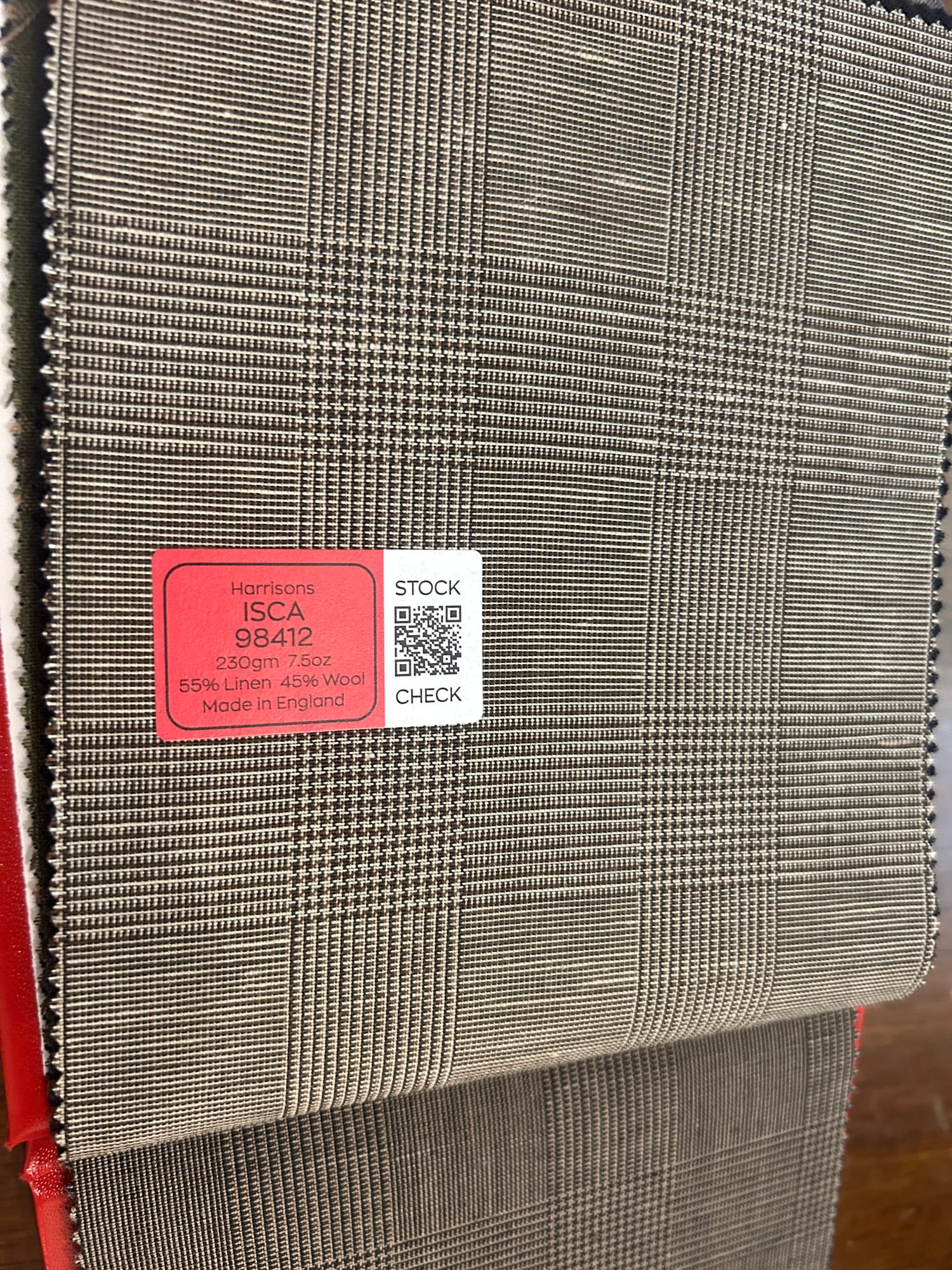 ISCA 39412 — identification sticker