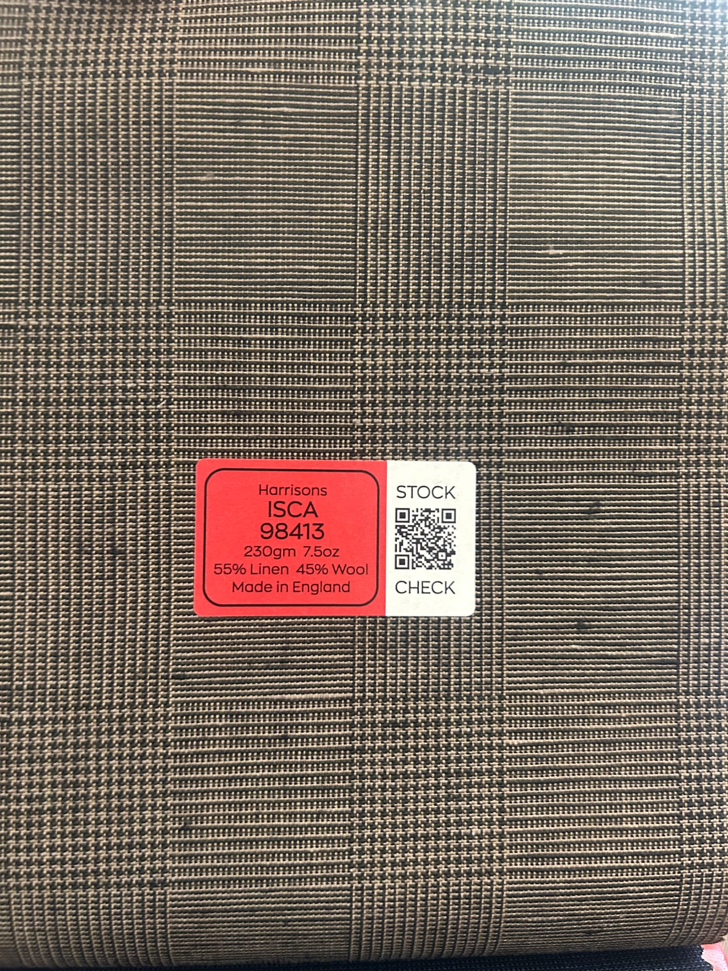 ISCA 39413 — identification sticker