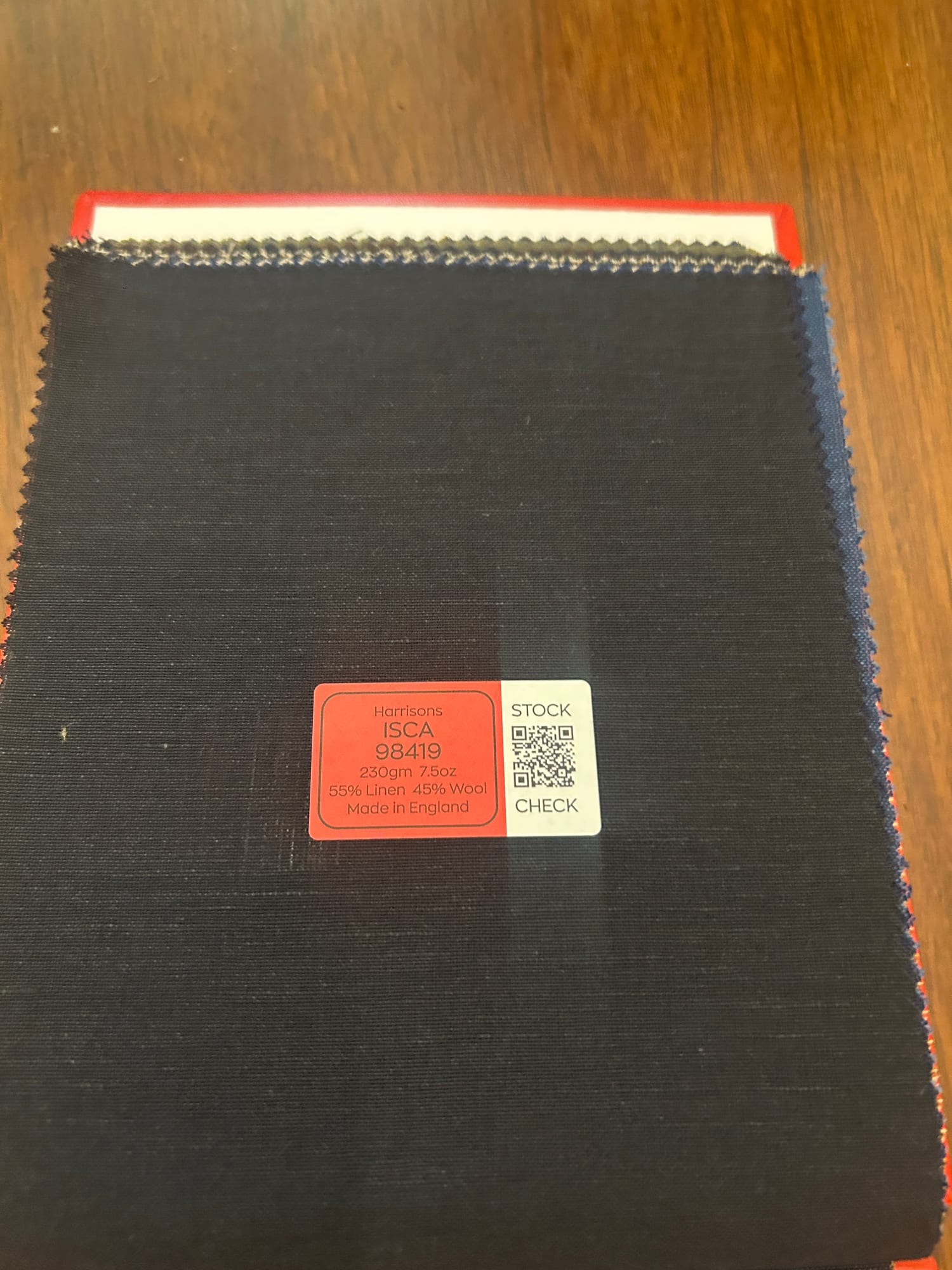 ISCA 39419 — identification sticker