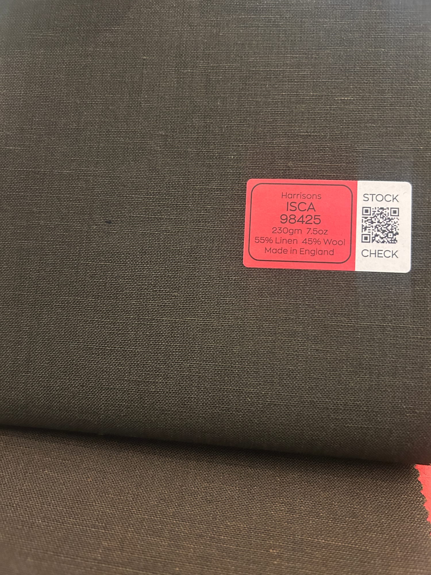 ISCA 39425 — identification sticker