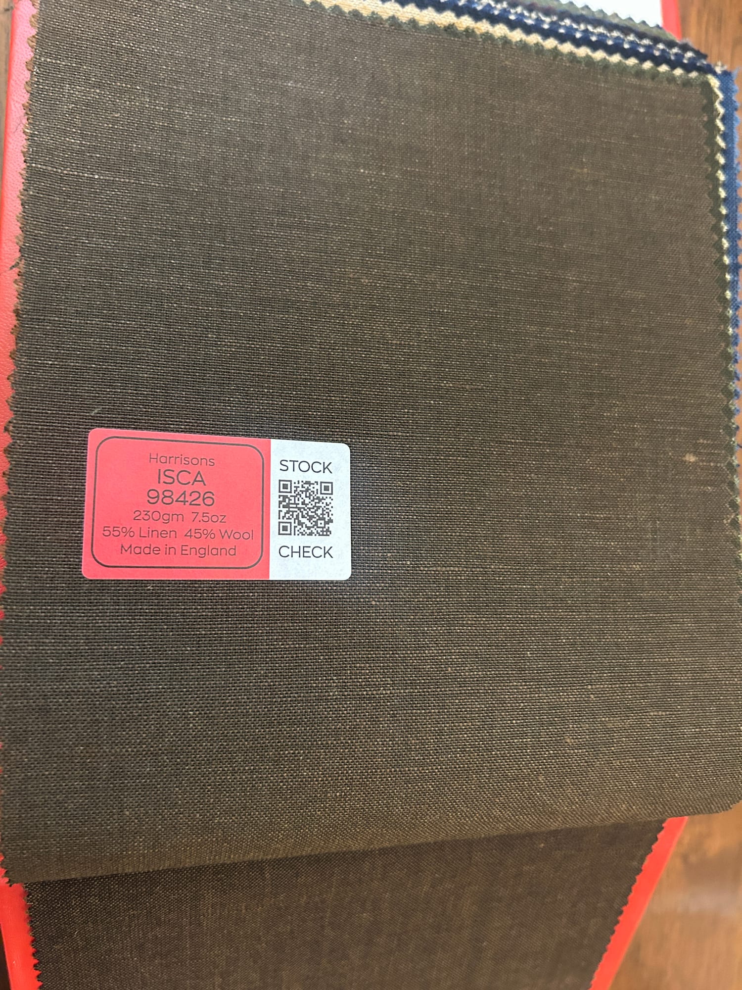 ISCA 39426 — identification sticker